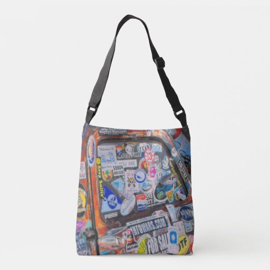 Stickers Crossbody Tas (Achterkant)
