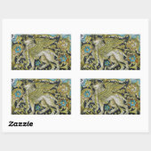 Stickers—Deruta Tegel Lion Rechthoekige Sticker (Vel)