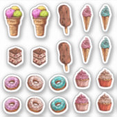 Stickers dessert (Voorkant)