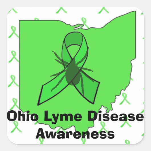 Stickers die bekend zijn bij Ohio Lyme (Voorkant)