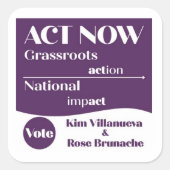 Stickers die het Kim-Roos-team ondersteunen (Voorkant)