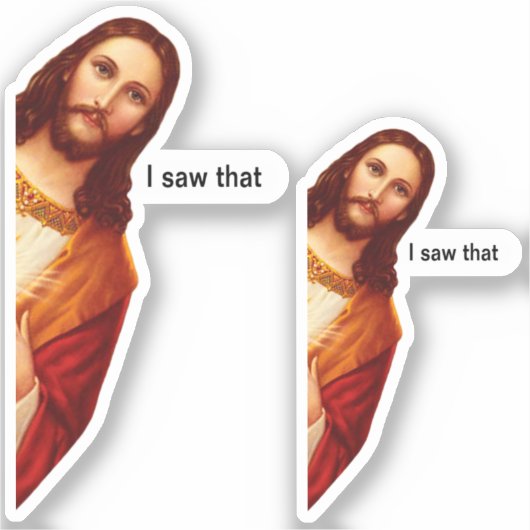 Stickers die ik zag Jezus (Voorkant)