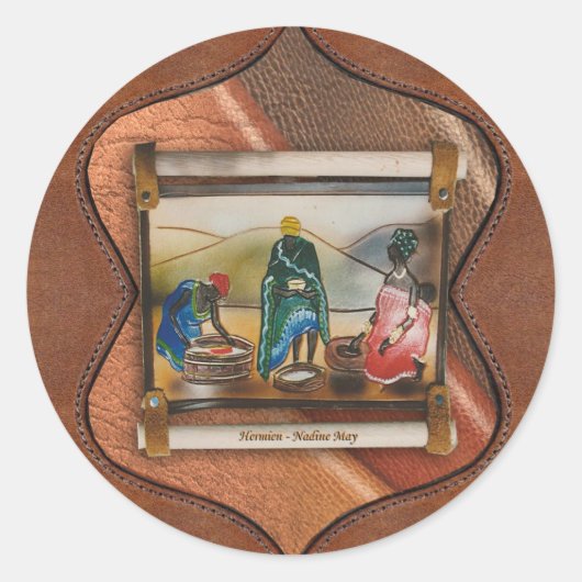 Stickers die leder zoeken (Voorkant)