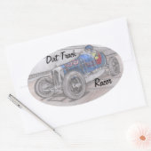 STICKERS DIRT TRACK RACER (4) (Envelop)