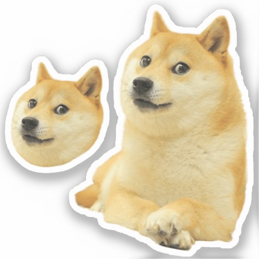 Stickers Doge Dog Meme (Voorkant)