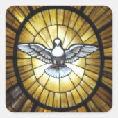 Stickers—Dove Vierkante Sticker (Voorkant)
