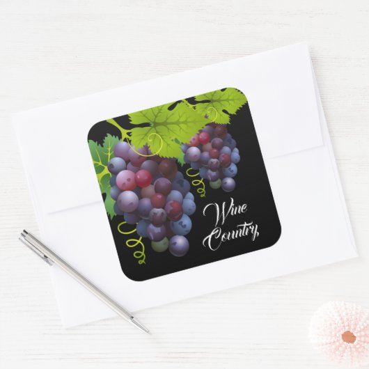 Stickers druiven (Envelop)