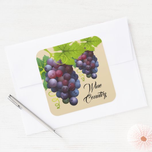 Stickers druiven (Envelop)