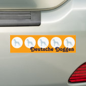 Stickers Duitse Dog (Op auto)