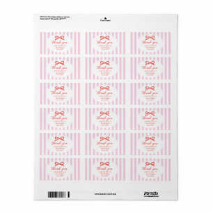 Stickers Eerste verjaardag baby met zacht roze.