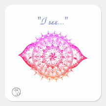 Stickers en labels met Chakra-energie