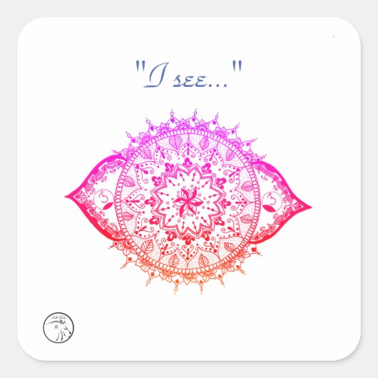 Stickers en labels met Chakra-energie (Voorkant)