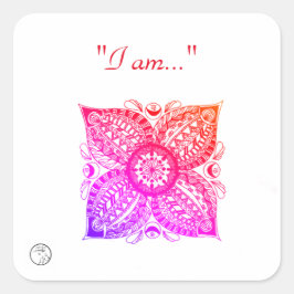 Stickers en labels met Chakra-energie