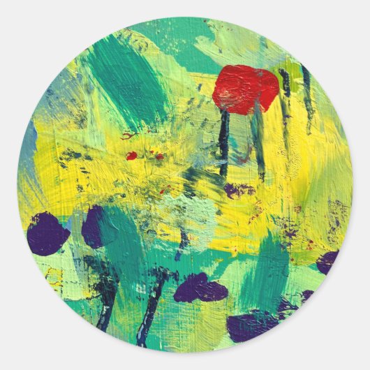 Stickers en zeehonden in veld- en weideontwerp (Voorkant)