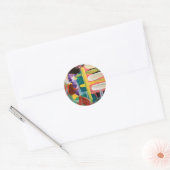 Stickers en zegels in Candywood-ontwerp (Envelop)