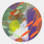 Stickers en zegels in de Herfst vallen neer (Voorkant)