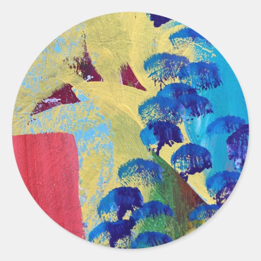 Stickers en zegels in een Ander Wereld Ontwerp (Voorkant)
