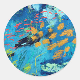 Stickers en zegels in het Blackfish-ontwerp