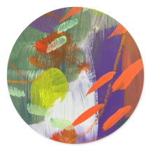 Stickers en zegels in het ontwerp 'Fall is Falling