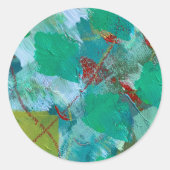 Stickers en zegels in marmeren ontwerp (Voorkant)