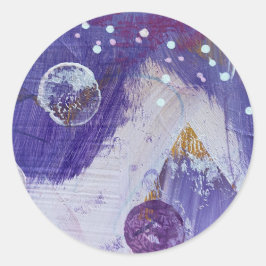 Stickers en zegels in Moon Mountain Design