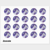 Stickers en zegels in Moon Mountain Design (Vel)