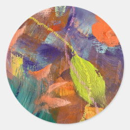 Stickers en zegels in wild tuinontwerp