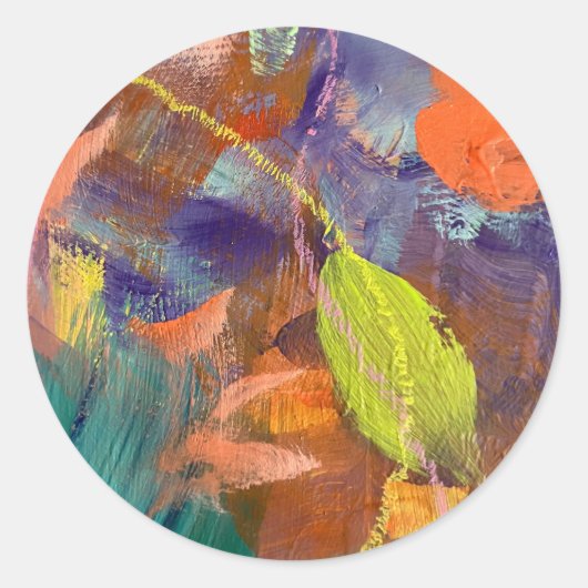 Stickers en zegels in wild tuinontwerp (Voorkant)