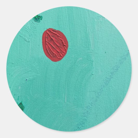 Stickers en zegels met vliegend kersenontwerp (Voorkant)