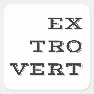 Stickers extravert