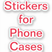 Stickers for Phone Cases (Voorkant)