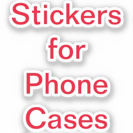 Stickers for Phone Cases (Voorkant)