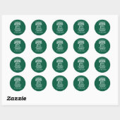 Stickers -Forest Green (Personalized)  (Vel)