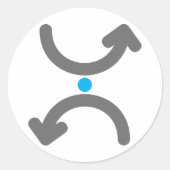 Stickers gebogen pijlen (Voorkant)