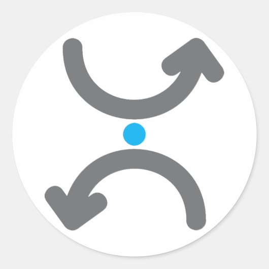 Stickers gebogen pijlen (Voorkant)