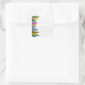 Stickers - gekleurde potloden (Tas)