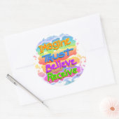 Stickers - Geloof Pop Kunst (Envelop)