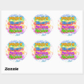 Stickers - Geloof Pop Kunst (Vel)