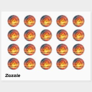 Stickers - Geluk door vrijheid
