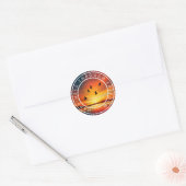 Stickers - Geluk door vrijheid (Envelop)
