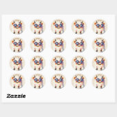 Stickers Gelukkig Monster Valentijnsdag Kinderen S (Vel)