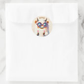Stickers Gelukkig Monster Valentijnsdag Kinderen S (Tas)