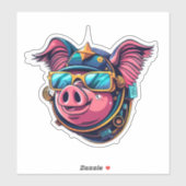 Stickers Gemakkelijk Verken Varken Stickers (Vel)