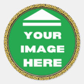 Stickers - gepersonaliseerd - Afbeelding / tekst t (Voorkant)