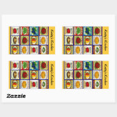 Stickers Gepersonaliseerde  Can-Labels Keuken (Vel)