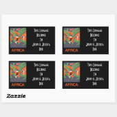 Stickers gepersonaliseerde etikketen voor kofferre (Vel)