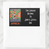 Stickers gepersonaliseerde etikketen voor kofferre (Tas)