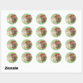Stickers - geschilderde witte spin mum (Vel)