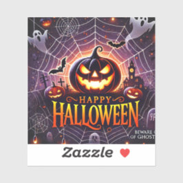 Stickers Halloween basketbal spooky dag