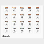 stickers Halloween Boo (Vel)